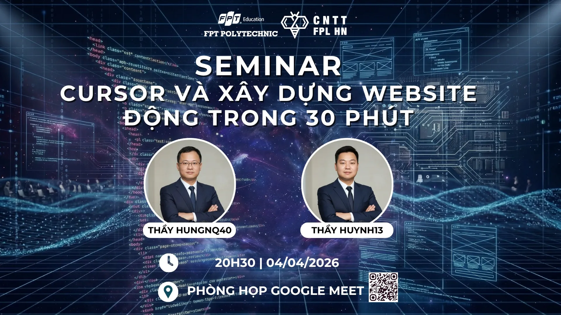 Seminar Cursor: Xây Dựng Website Động Trong 30 Phút Bằng AI
